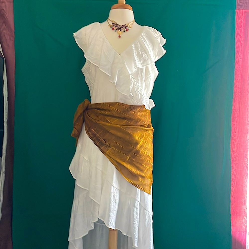 Wrangler white dress .